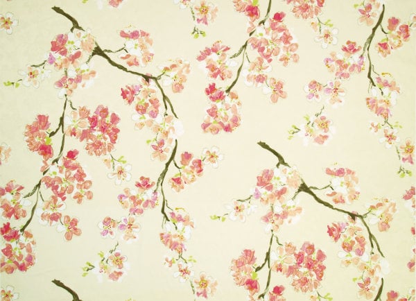 japanese cherry blossom wallpaper. cherry blossoms printed on