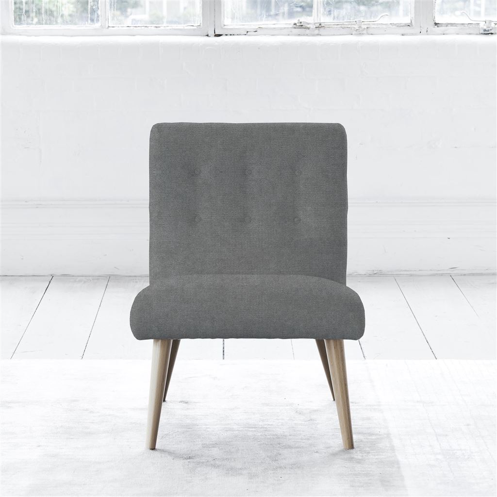 Eva Chair - Self Buttonss - Beech Leg - Zaragoza Zinc