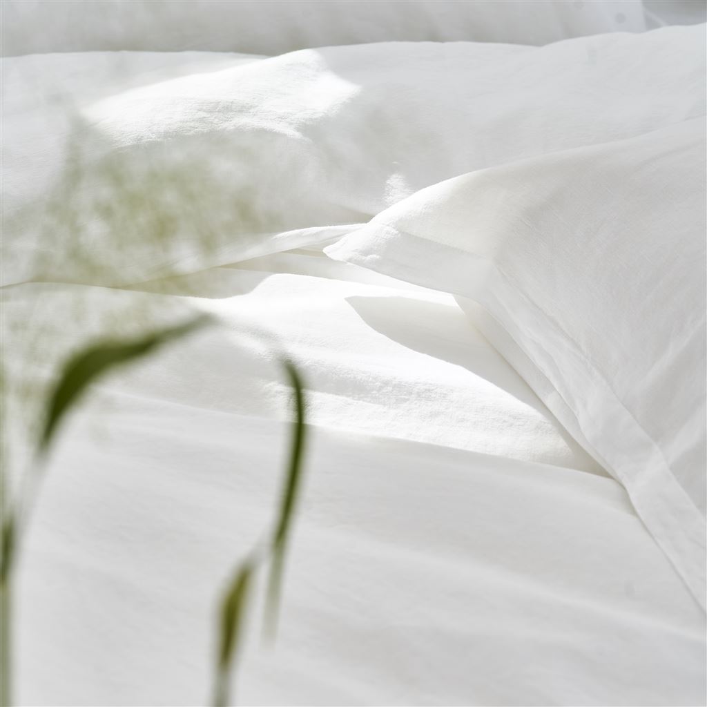 Varenna Chalk Bed Linen