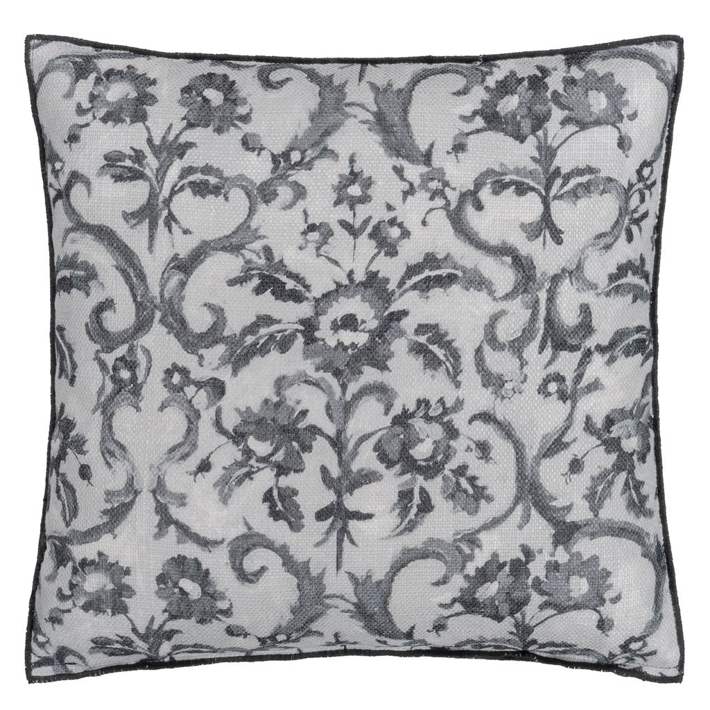 Guerbois Charcoal Cushion  - Reverse