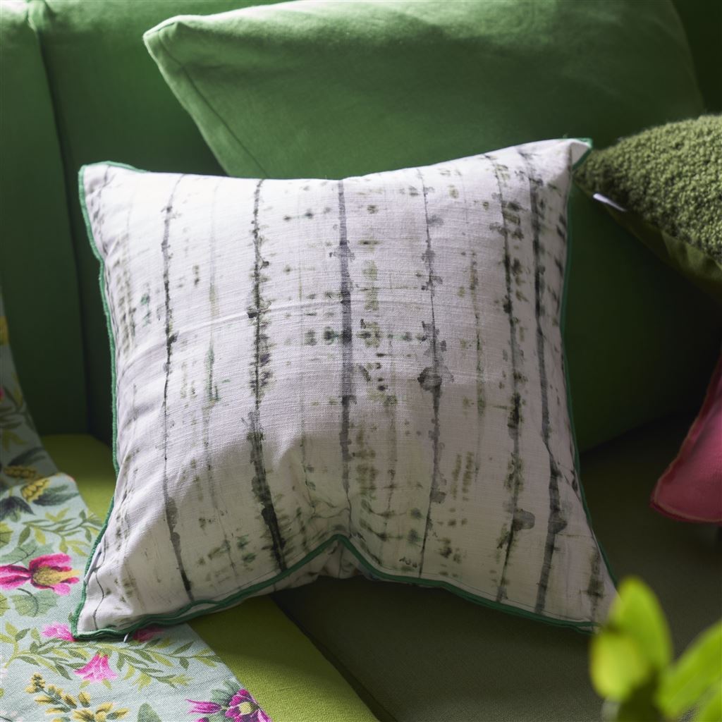Coussin Kyoto Flower Jade