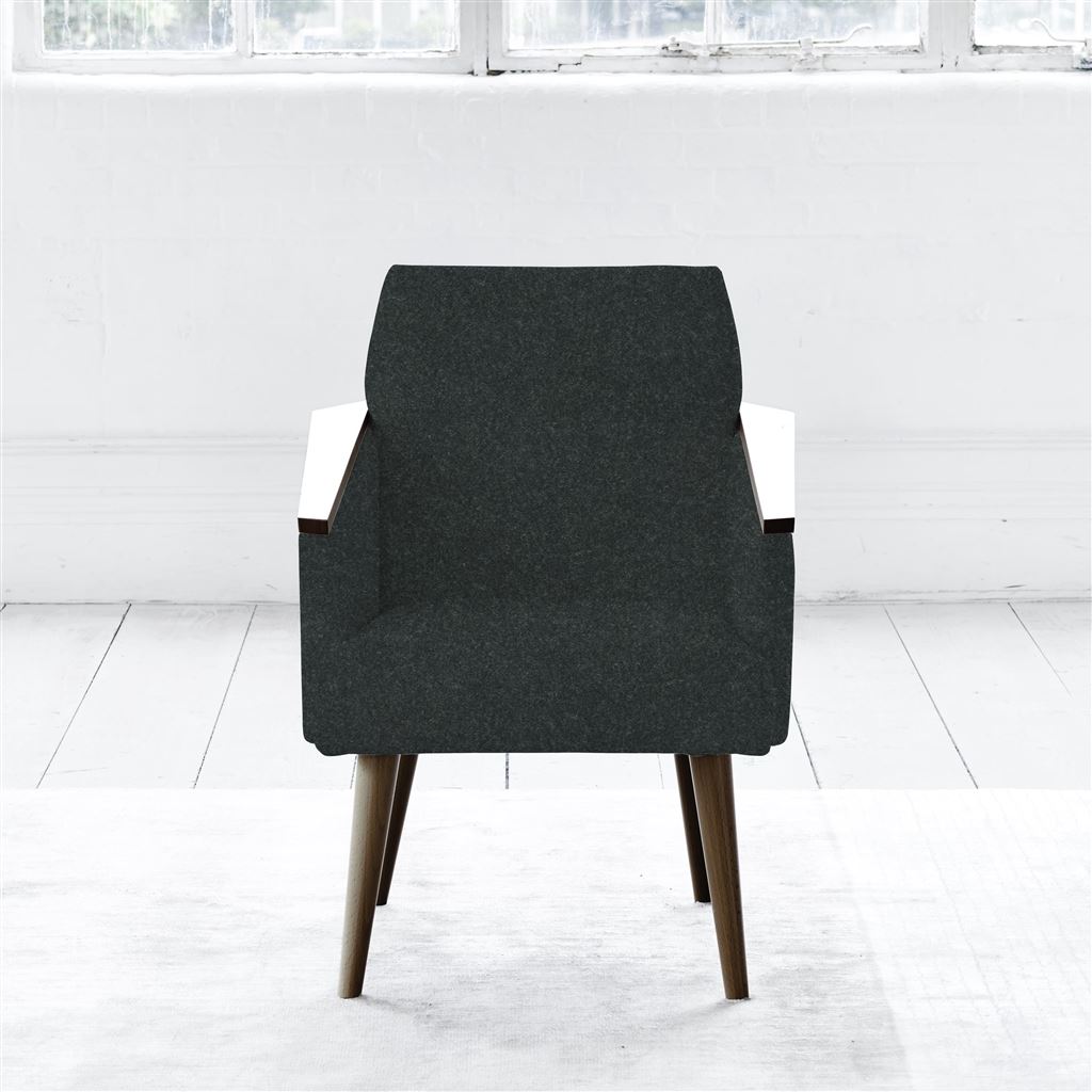 Ray - Chair - Walnut Leg - Cheviot Noir