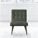 Eva Chair - White Buttonss - Walnut Leg - Zaragoza Fern