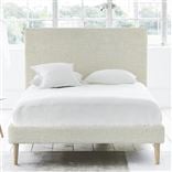 Square Bed - Superking - Beech Leg - Brera Lino Natural