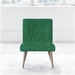 Eva Chair - Self Buttons - Beech Legs - Zaragoza Emerald