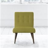 Eva Chair - Self Buttons - Walnut Legs - Cassia Acacia