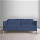 Milan 2.5 Seat Sofa - Natural Legs - Brera Lino Marine
