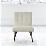 Eva Chair - White Buttons - Walnut Leg - Elrick Chalk