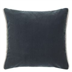 Varese Granite & Platinum Velvet Throw Pillow