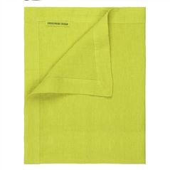 Lario Chartreuse Linen Table Cloth, Runner, Placemats & Napkins 