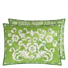 Isolotto Grass Cotton Decorative Pillow