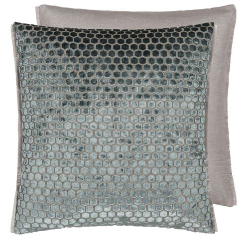 Jabot Moonstone Velvet Decorative Pillow