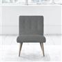 Eva Chair - Self Buttonss - Beech Leg - Zaragoza Zinc