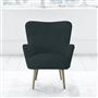 Florence Chair - Self Buttons - Beech Legs - Cassia Mist