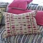 Shibori Fuchsia Cotton Cushion