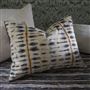 Shibori Slate Decorative Pillow