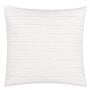 White Embroidered Cushion Emerald