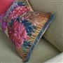 Fleurs D Artistes Velours Terracotta Decorative Pillow