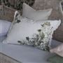 Fleurs D Artistes Sepia Cotton Cushion