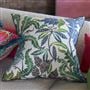 Brocart Decoratif Fuchsia Linen Cushion