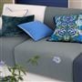Brera Lino Cornflower & Lapis Linen Cushion