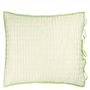 Chenevard Wild Lime & Pale Mint Square Pillowcase - Reverse