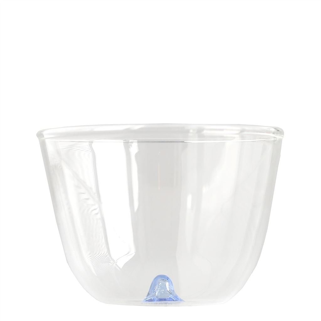 Light Blue Bambus Party Glass