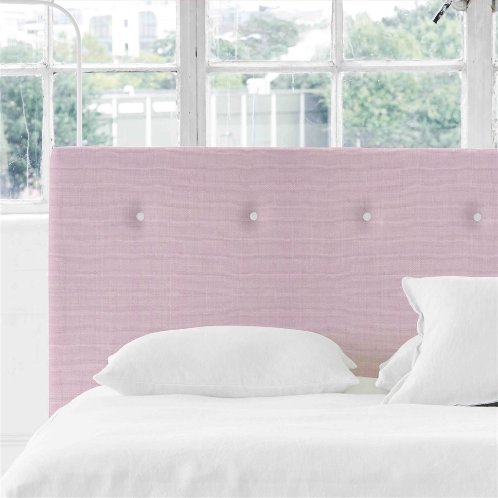 Superking Polka Brera Lino Pale Rose Headboard - WB