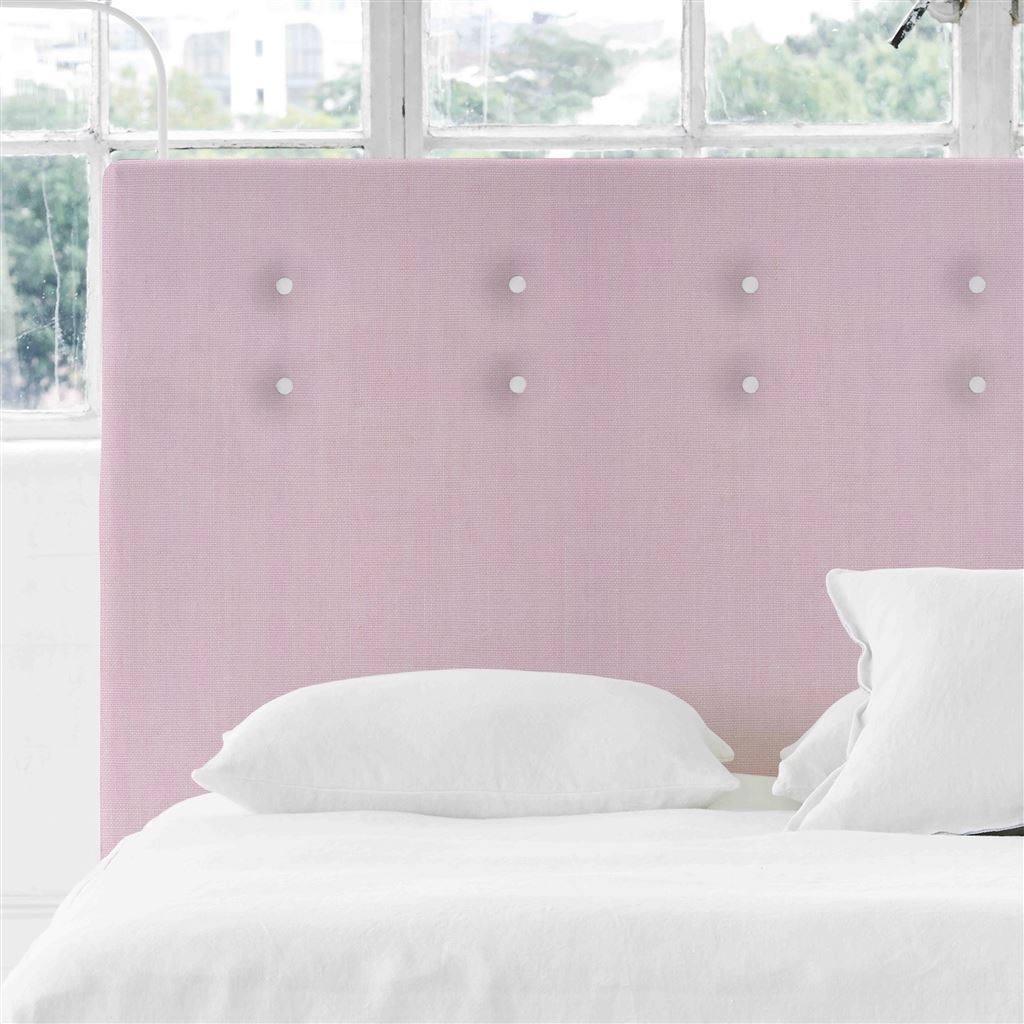 King Polka Alto Brera Lino Pale Rose Headboard - WB