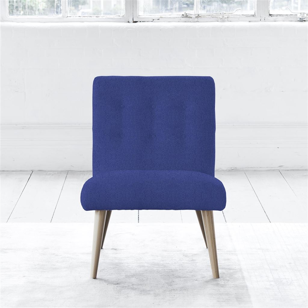 Eva Chair - Beech Leg - Cheviot Cobalt
