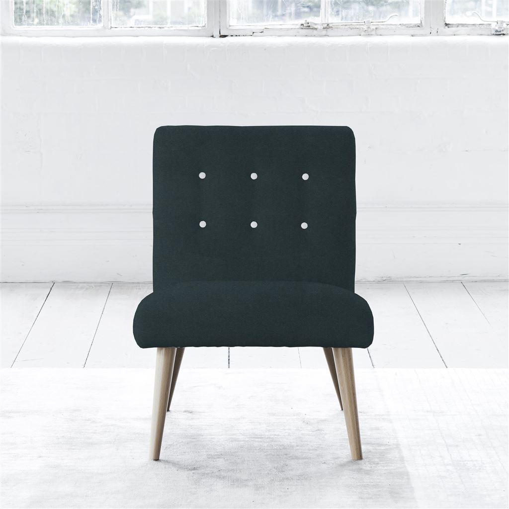 Eva Chair - White Buttons - Beech Legs - Cassia Mist