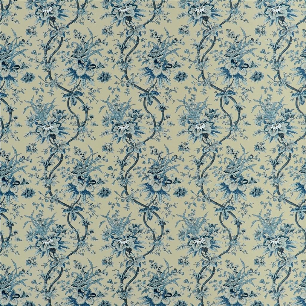 Yarmouth Floral - Slate Blue Cutting