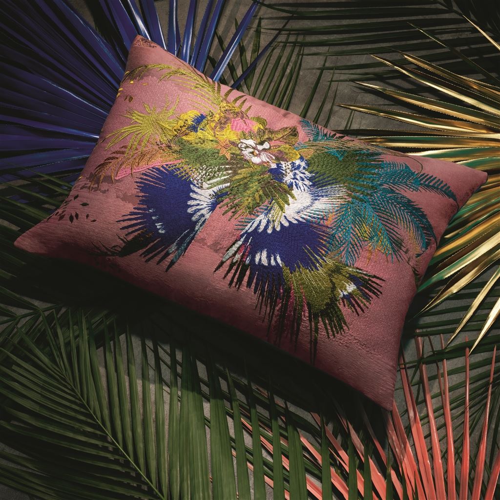 Oiseau Fleur Bourgeon Cushion