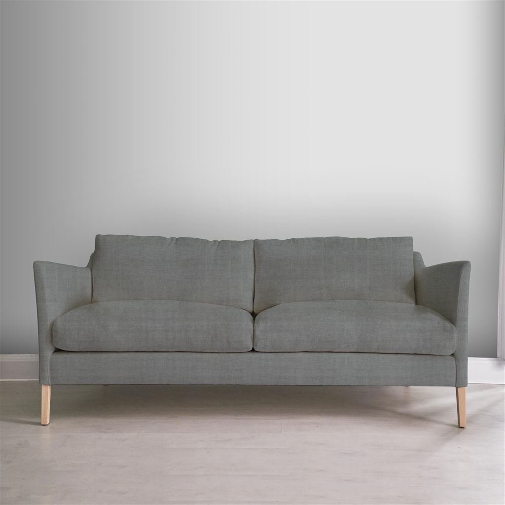 Milan 2.5 Seat Sofa - Natural Legs - Brera Lino Zinc