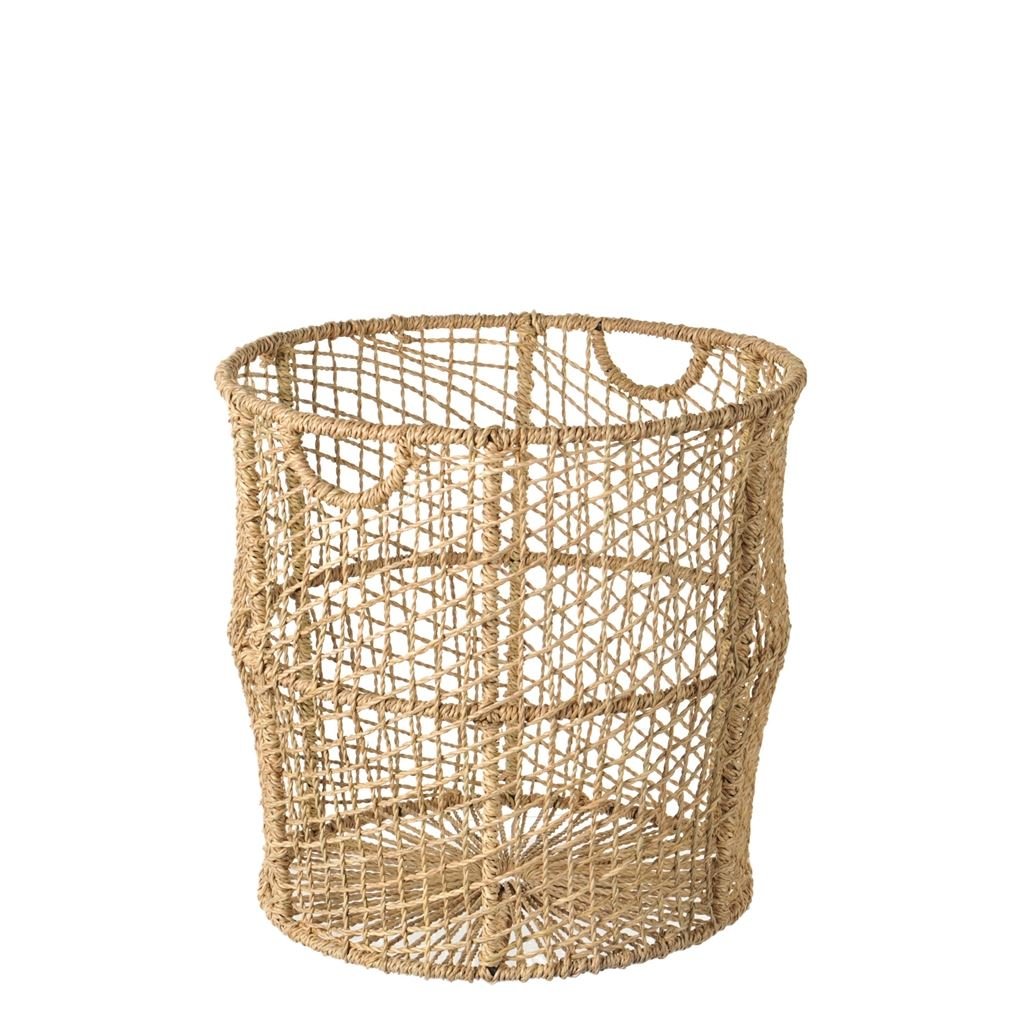 Medium Palm Leaf Laundry Basket