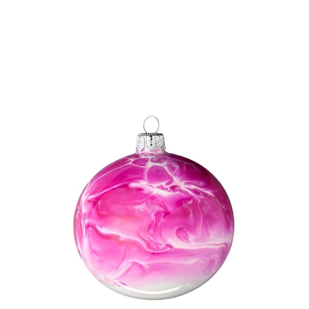 Pink Marble Bauble