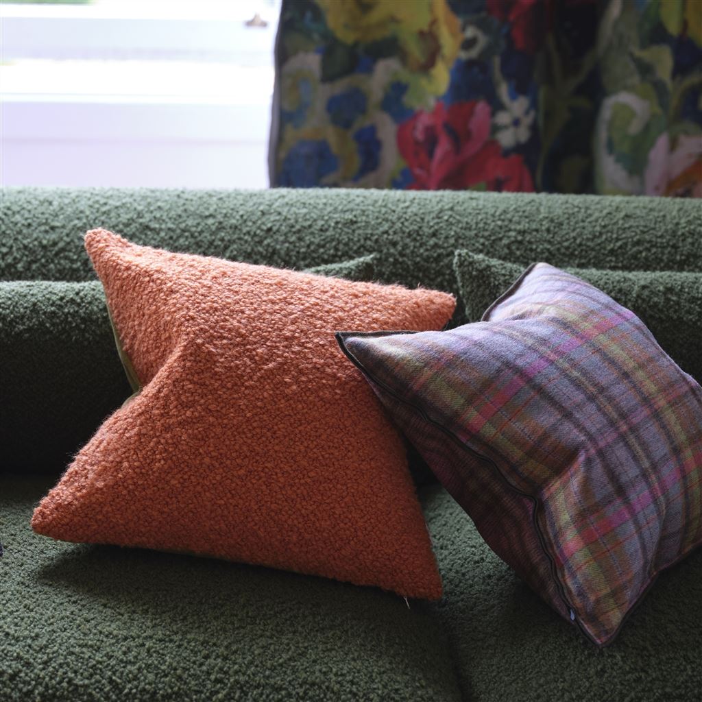 Coussin Cormo Persimmon Boucle