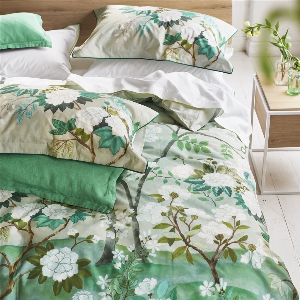 Fleur Orientale Celadon Bed Linen