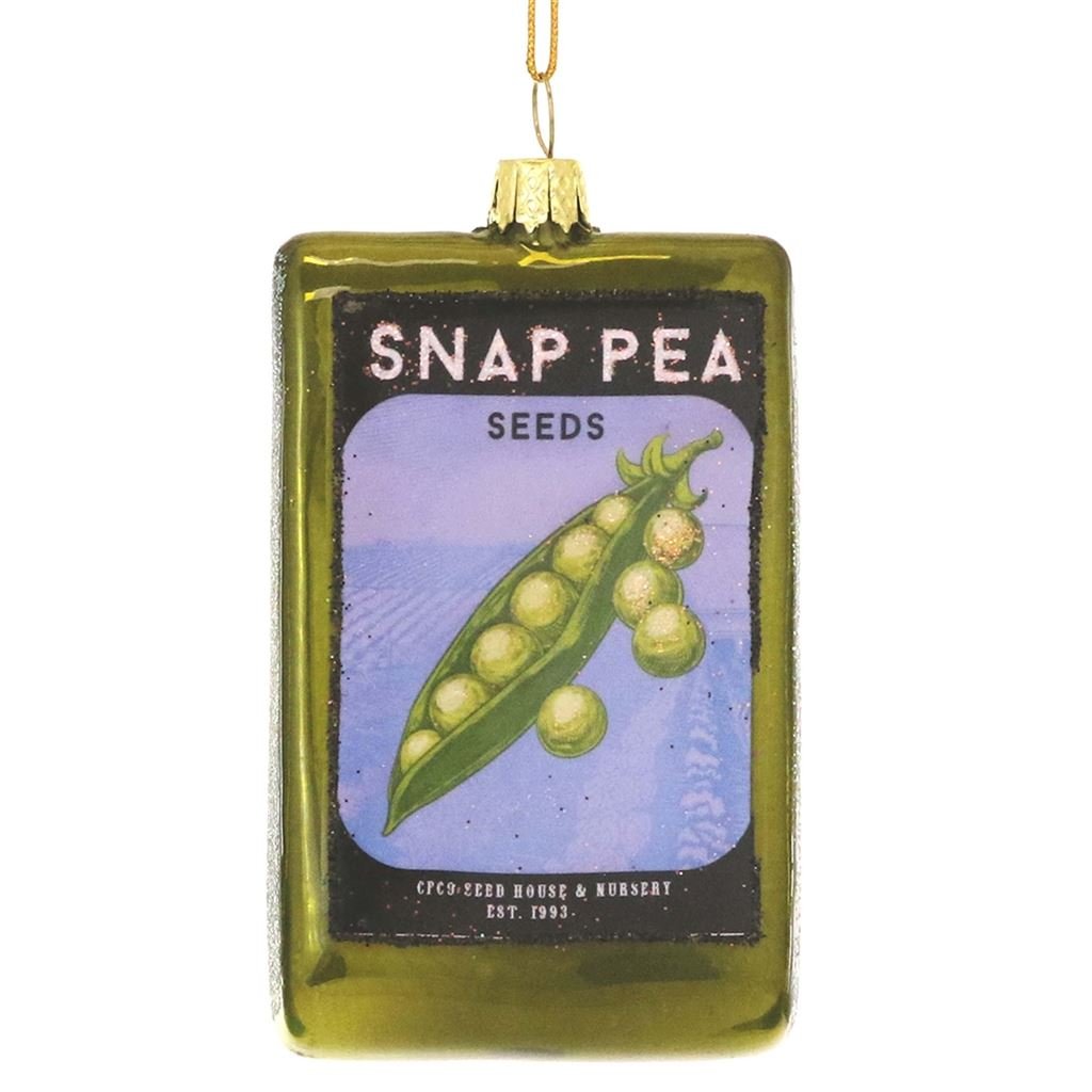 Seed Packet Decoration Snap Pea x cm