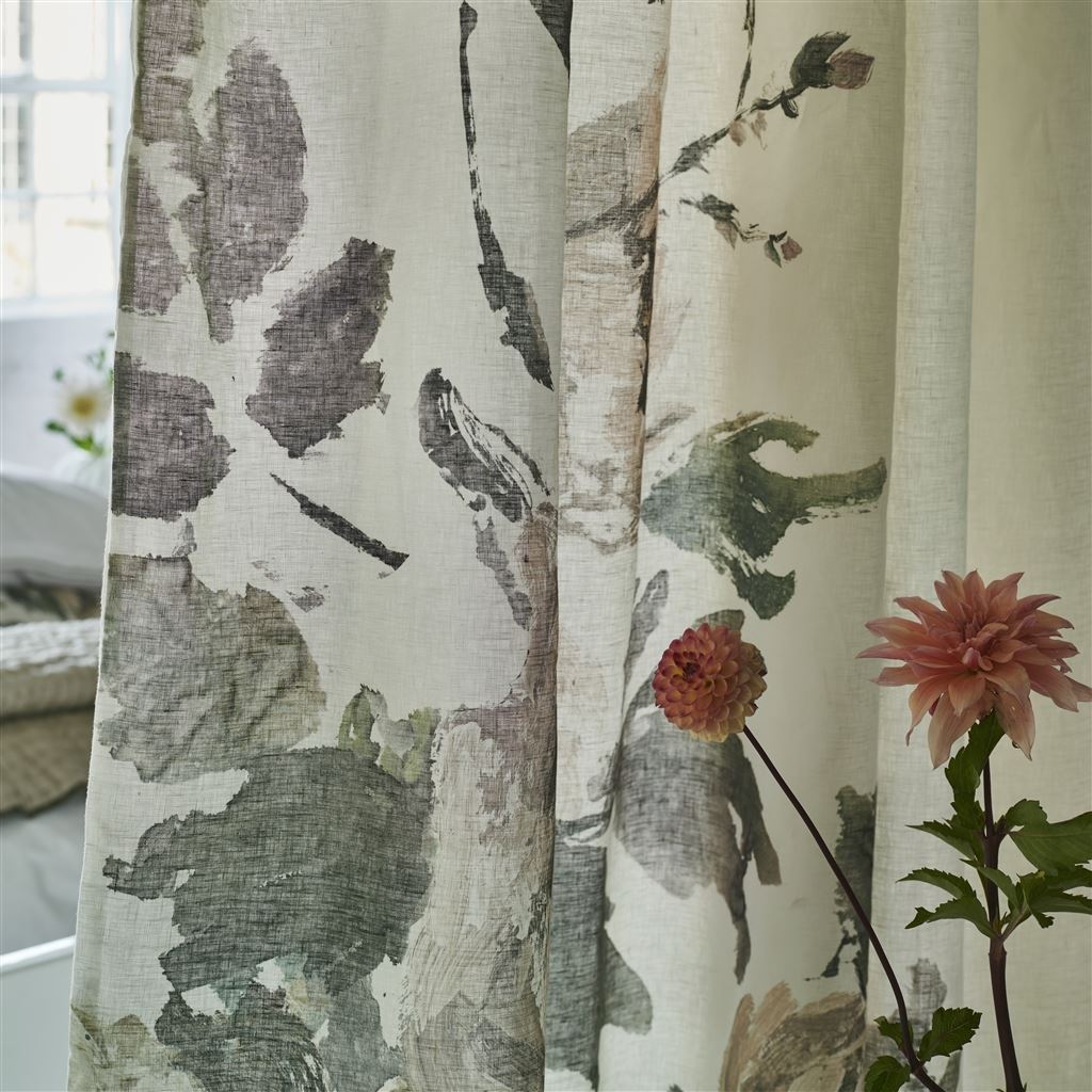 Shanghai Garden Ecru Shower Curtain