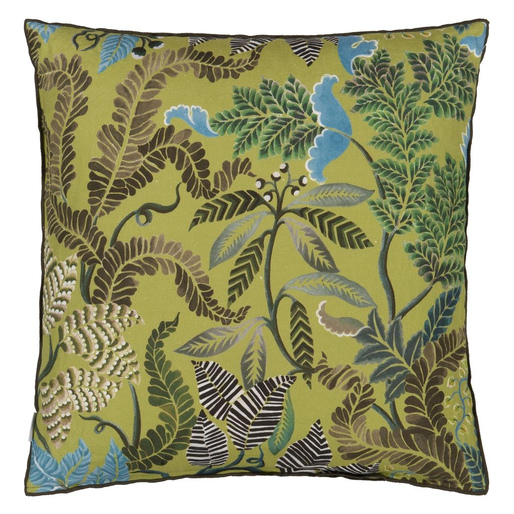 Brocart Decoratif Moss Cushion - Reverse