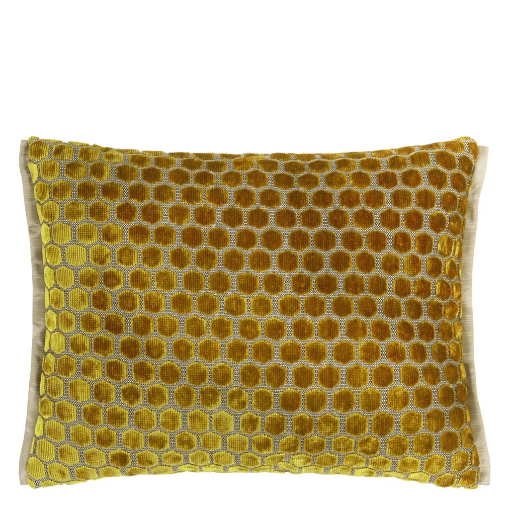 Jabot Mustard Cushion