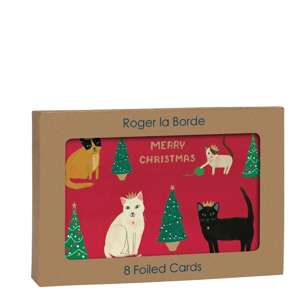 Merry Cats with Hats Christmas Cards