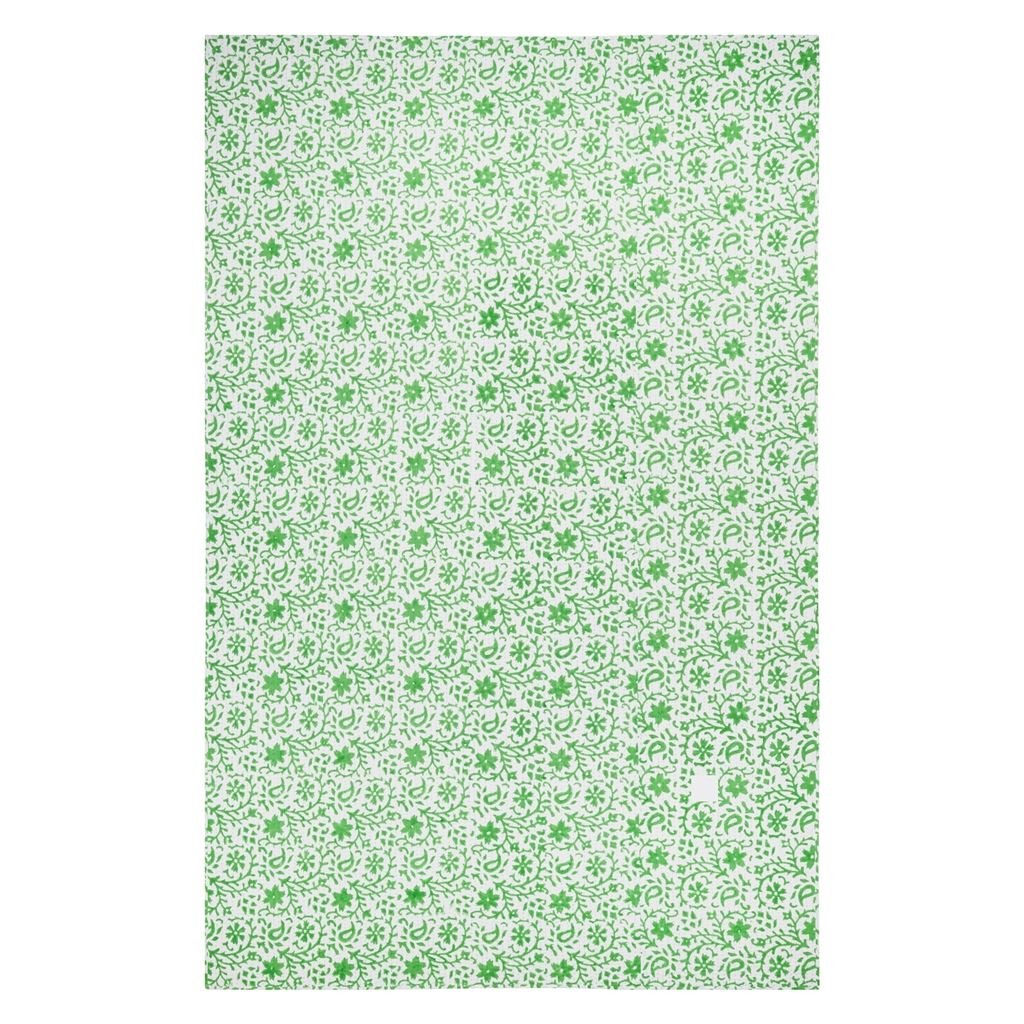 Block Printed Quilt Emerald 