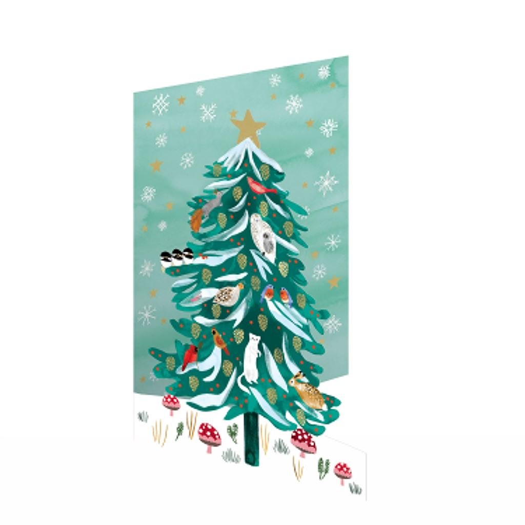 Enchanting Conifer Christmas Cards