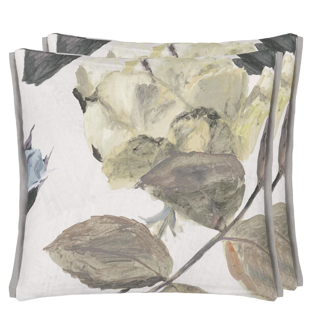 Couture Rose Graphite Cushion