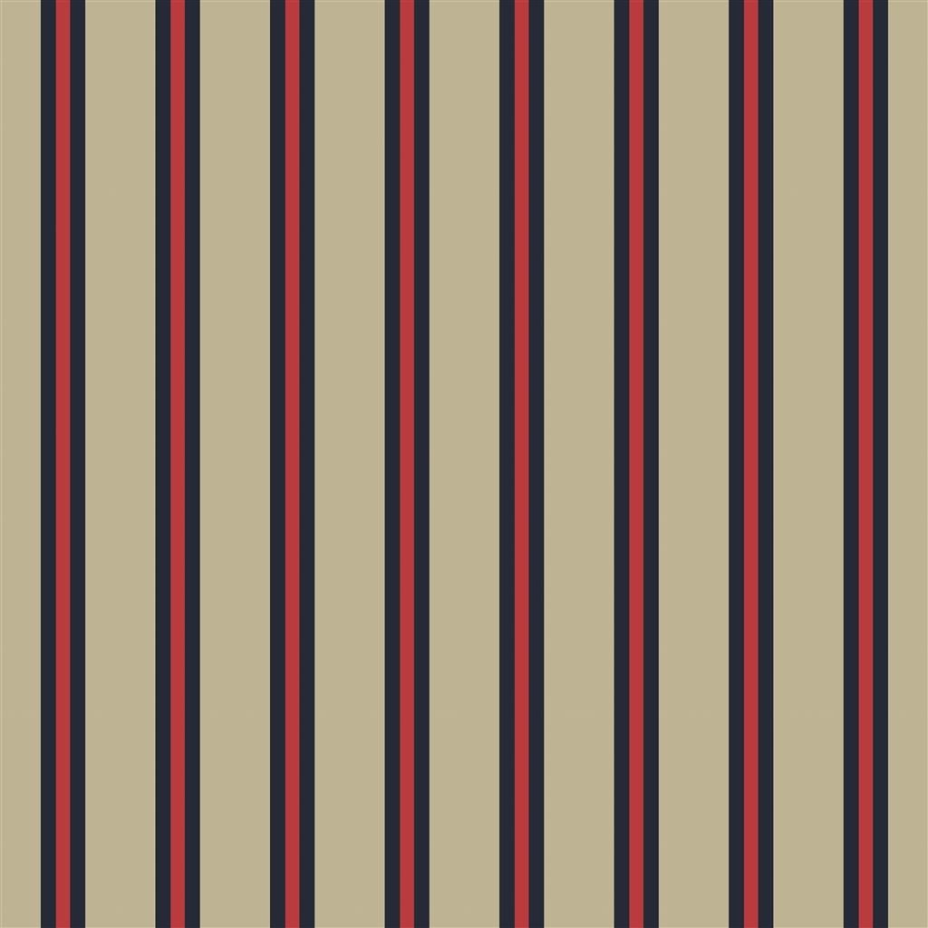 Cricket Stripe Red