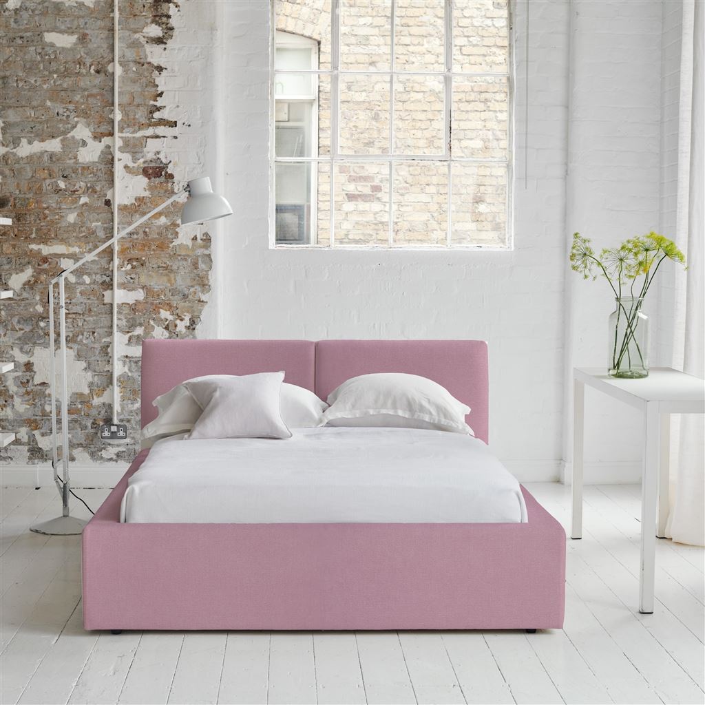 Modena Bed -Single - Cassia Velvet - Blossom