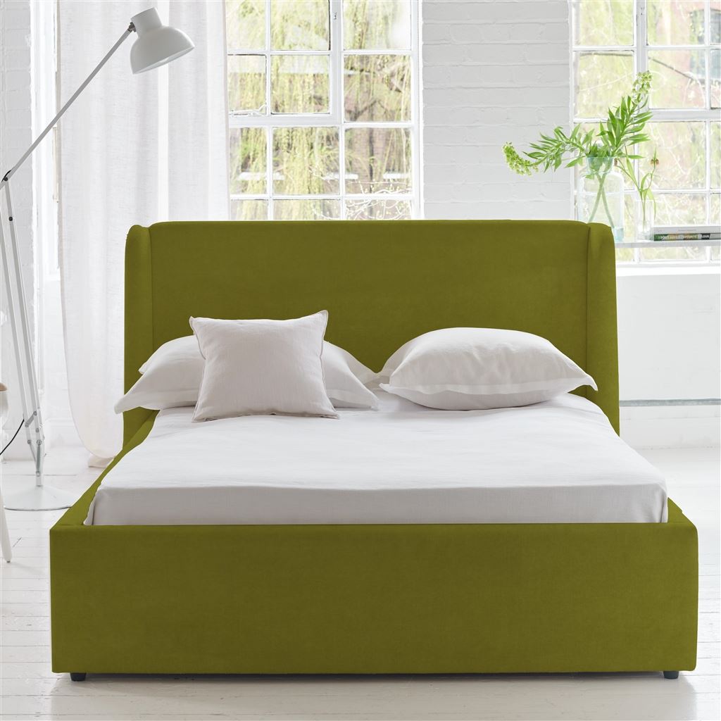 Amalfi Bed -King - Cassia Velvet - Moss