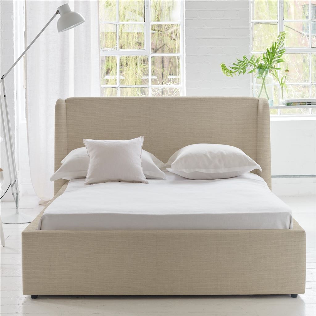 Amalfi Bed -Single - Brera Lino - Parchment